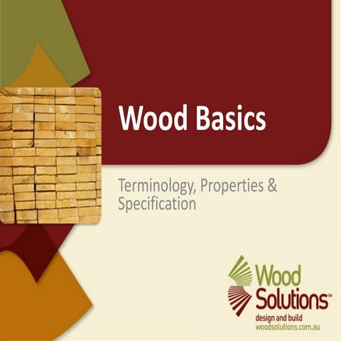 Wood Basics - Lunch & Learn