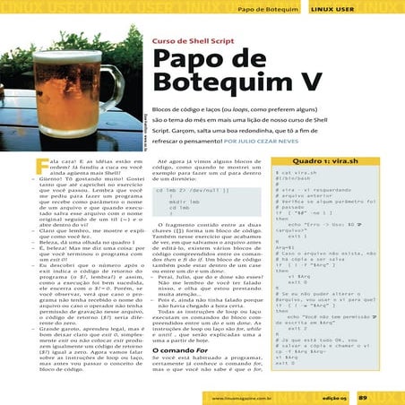 Curso de Shell Script 05/11