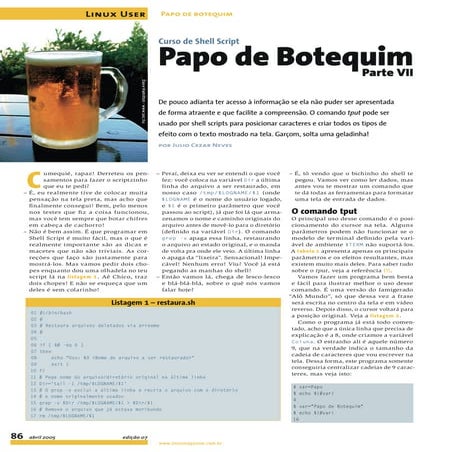 Curso de ShellScript - Lm07 shellscript7