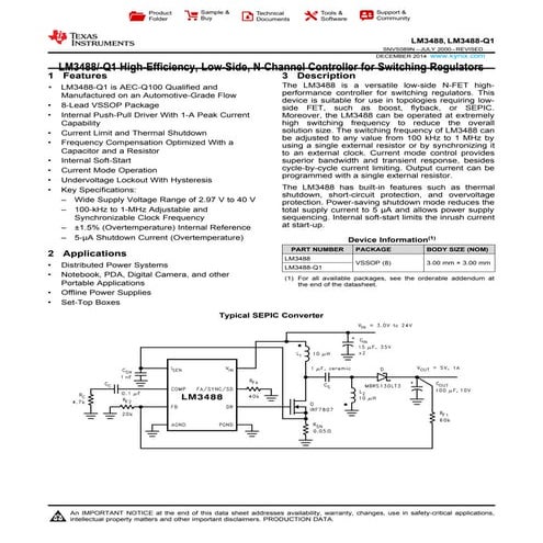 Lm3488 mm Datasheet-- Sharing by kynix