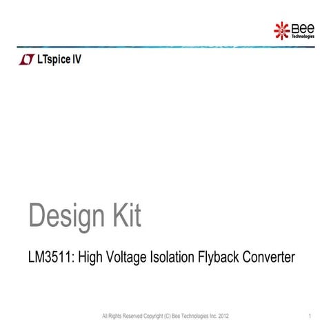 High Voltage Isolation Flyback Converter using LTspice