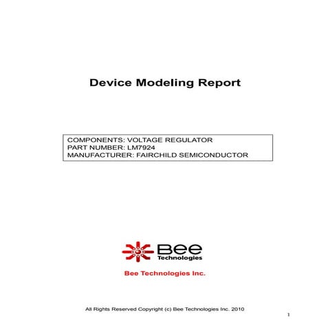 SPICE MODEL of LM7924 SIMetrix in SPICE PARK