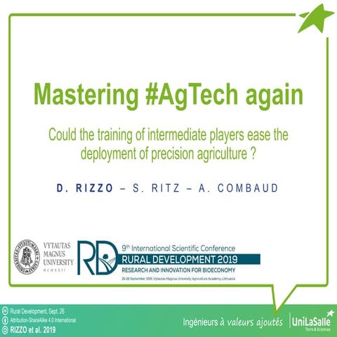 Mastering #AgTech again