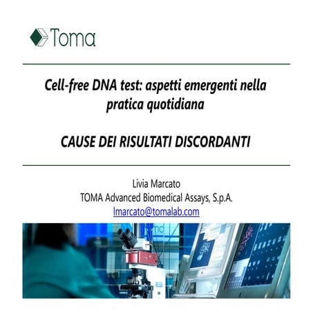 Cell-free DNA test: aspetti emergenti nella pratica quotidiana CAUSE DEI RISU...