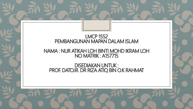 Maksud Nama Nur Atiqah Dalam Islam mmaudit