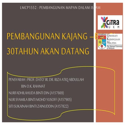 Slide pembangunan mapan | PPTX