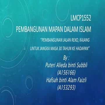 Slide pembangunan mapan | PPTX