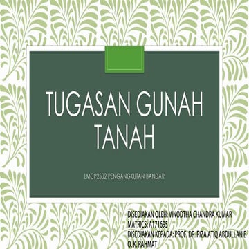 Lmcp2502 tugasan 2 guna tanah