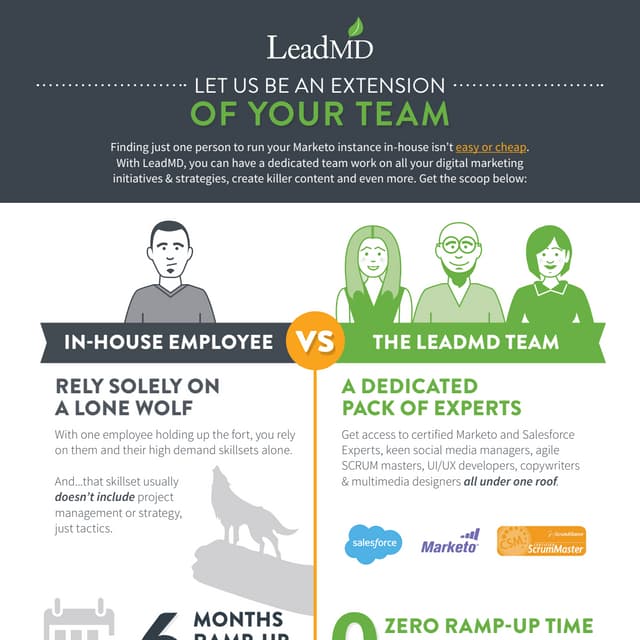Have LeadMD be an extension of your team