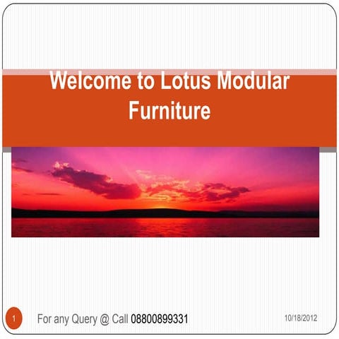 Modular furniture