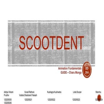SCOOTDENT - CAMPUS SCOOTER