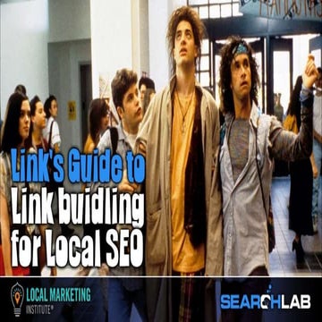 Local Link Building Tactics to Get More Customers
