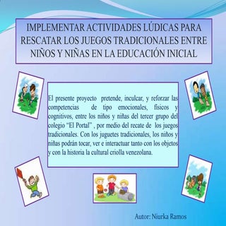 IMPLEMENTAR ACTIVIDADES LÚDICAS PAR...
