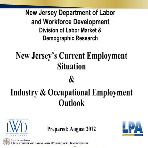 NJ Labor Market Information: What's Hot and What's Not?