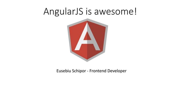 AngularJS is awesome