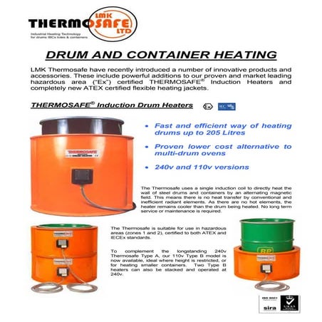 LMK Thermosafe Hazardous Area Drum & IBC Product Overview