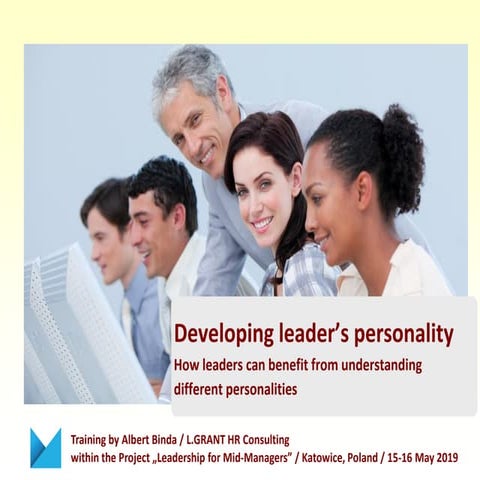 Developing leader's personality