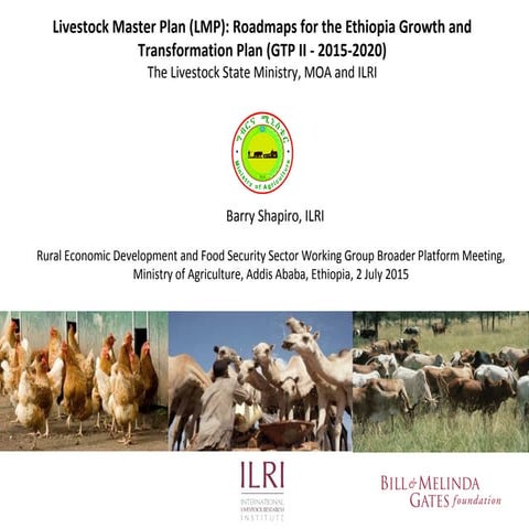 Livestock Master Plan (LMP): Roadmaps for the Ethiopia Growth and Transformat...