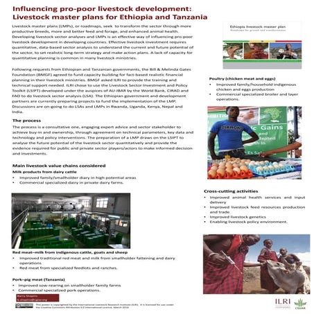 Influencing pro-poor livestock development: Livestock master plans for Ethiop...