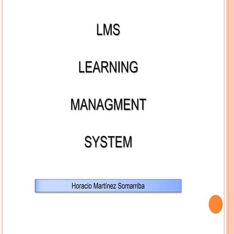 Tutorial sobre lms | PDF