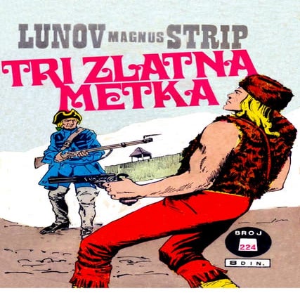 Lms   224 - veliki blek - tri zlatna metka