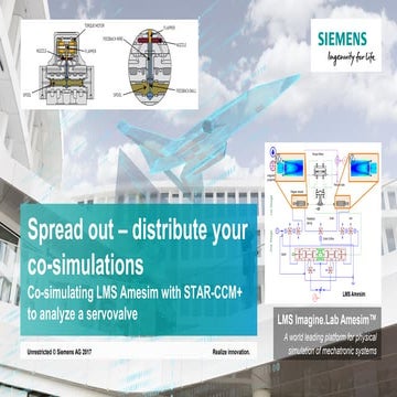 Spread out – distribute your co-simulations, co-simulating LMS Amesim with ST...