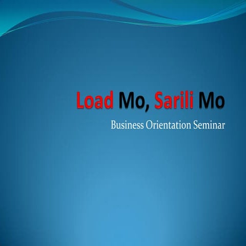 Earn from Airtime Load - LMSM Load Mo Sagot Mo Airtime Load Business