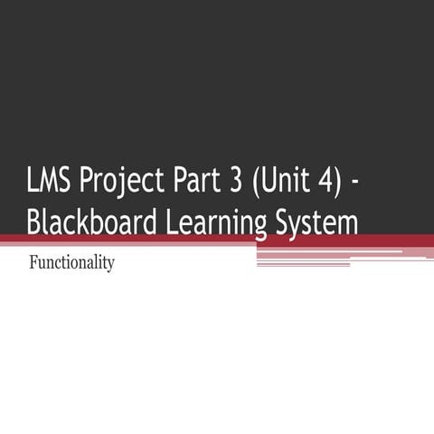 LMS Unit 4