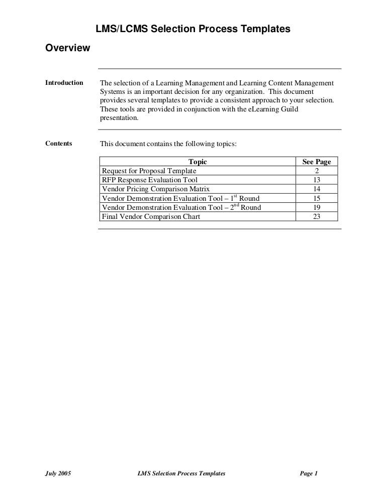 Lms Comparison Chart