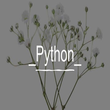Python.pptx | Programming Languages | Computing