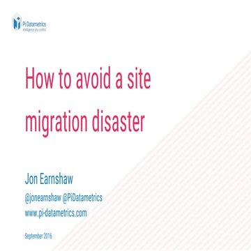 Avoiding a website migration disaster