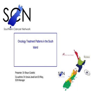 Oncology treatment patterns in the South Island