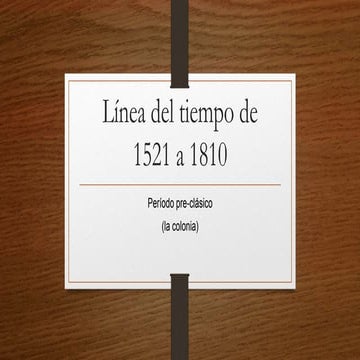 Línea del tiempo de 1521 a 1810)a (1)