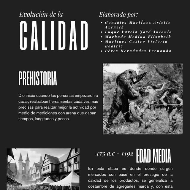 Línea del Tiempo de la Evolución de la Calidad