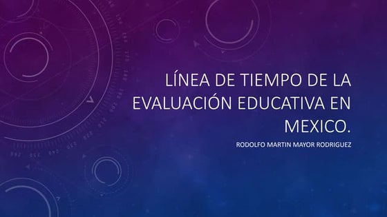 Linea Del Tiempo De La Evaluacin Educativa En Mxico By La Nueva
