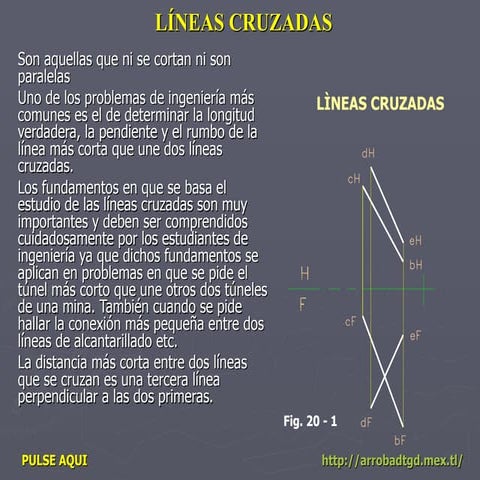 Líneas cruzadas