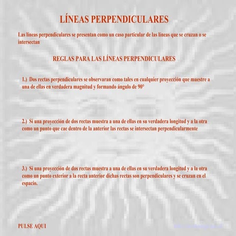 Lìneas perpendiculares
