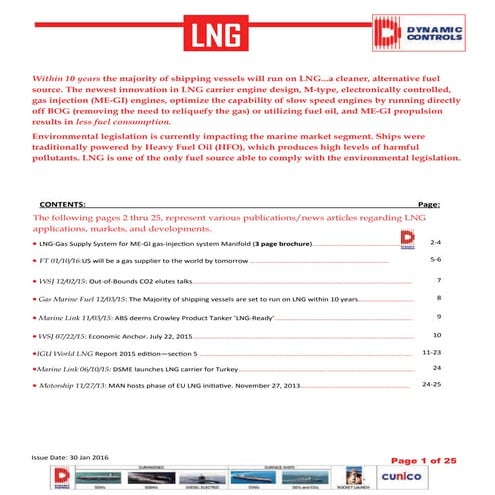 International gas union : 2014 world LNG report | PDF