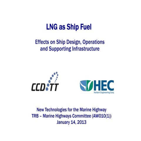 LNG Effect on Ship Design