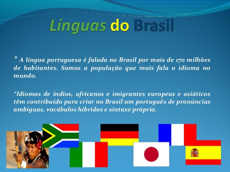 Línguas do Brasil Línguas do Brasil