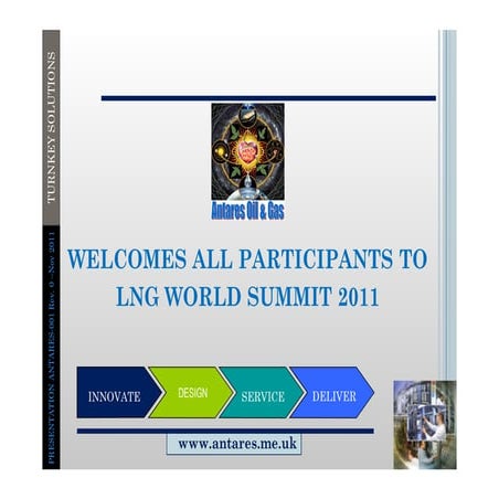 Global Trend &amp; Perspective on LNG - Lng World Summit Doha 2011