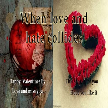 when love and hate collide | PPTX