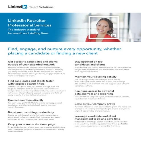 Recruiter Professional Services