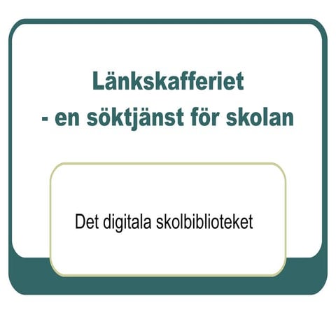 Länkskafferiet i Lycksele 11 maj 2011