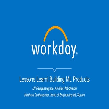 LN Renganarayana, Architect, ML Platform and Services and Madhura Dudhgaonkar...