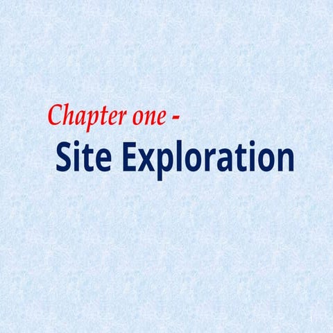 LNote-Chapter One222, on Site Investigation.pptx