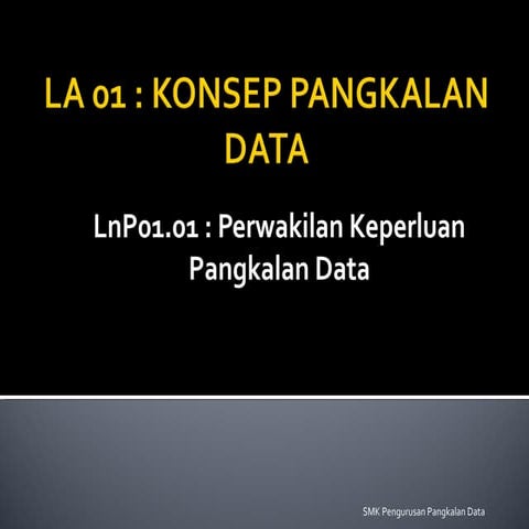 KONSEP PANGKALAN DATA (DBMS)