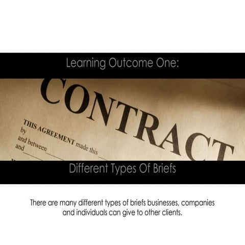 Different Types Of Brief 