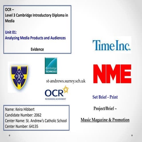 Unit 1: Audience and Purposes