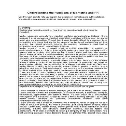 LO1 workbook Marketing and PR